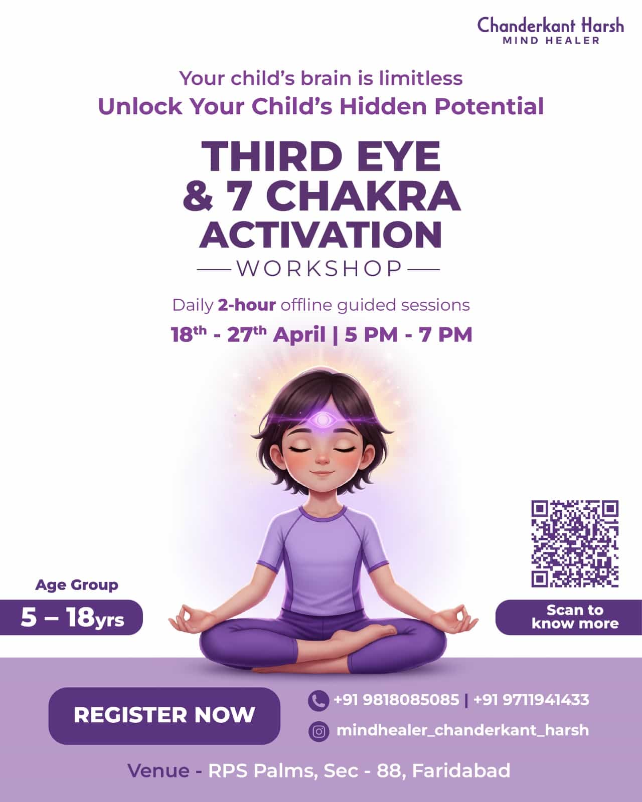 Third Eye and 7 Chakra Activation